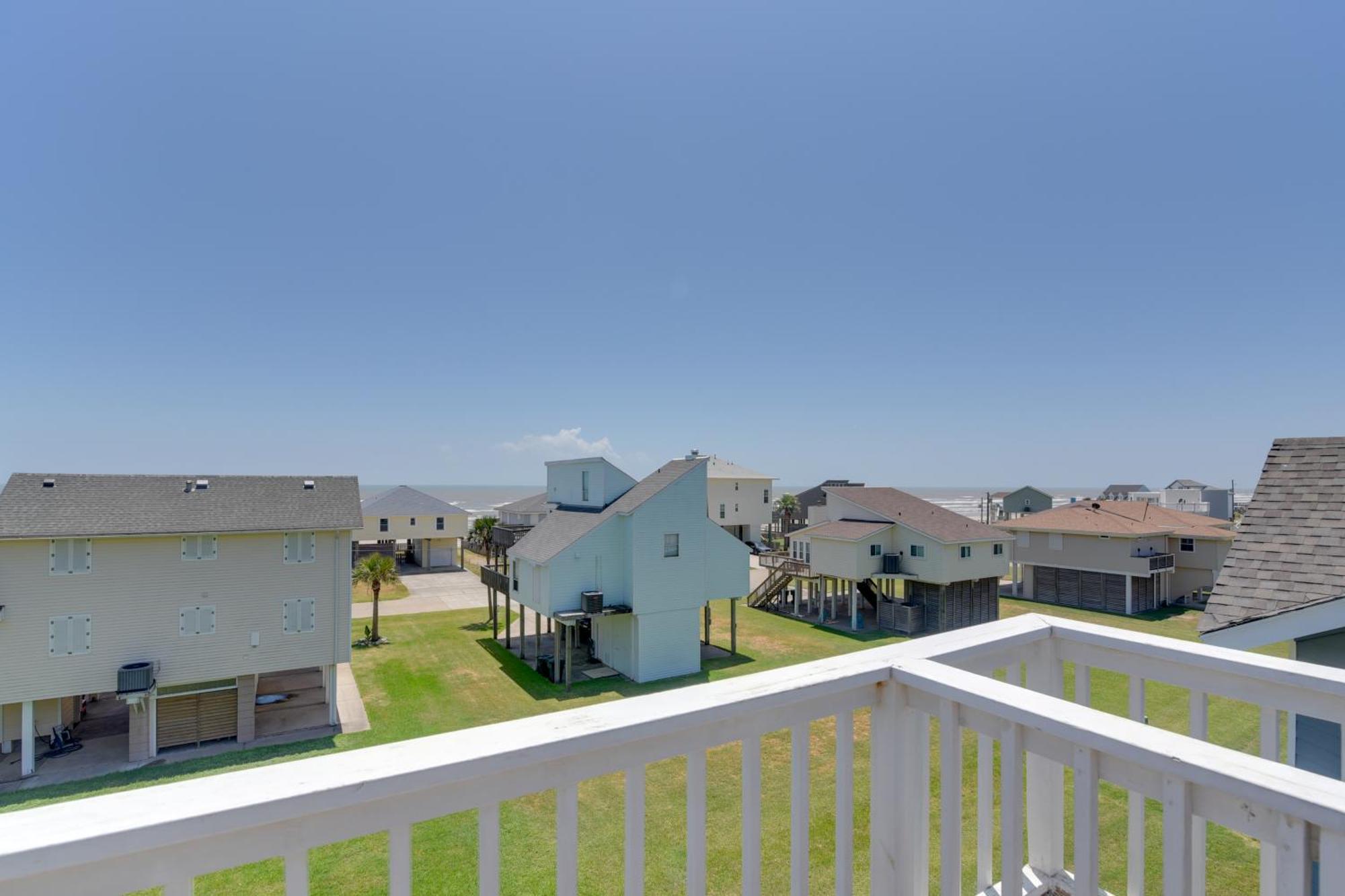 Galveston Townhome With Balconies Walk To Beach! Ngoại thất bức ảnh