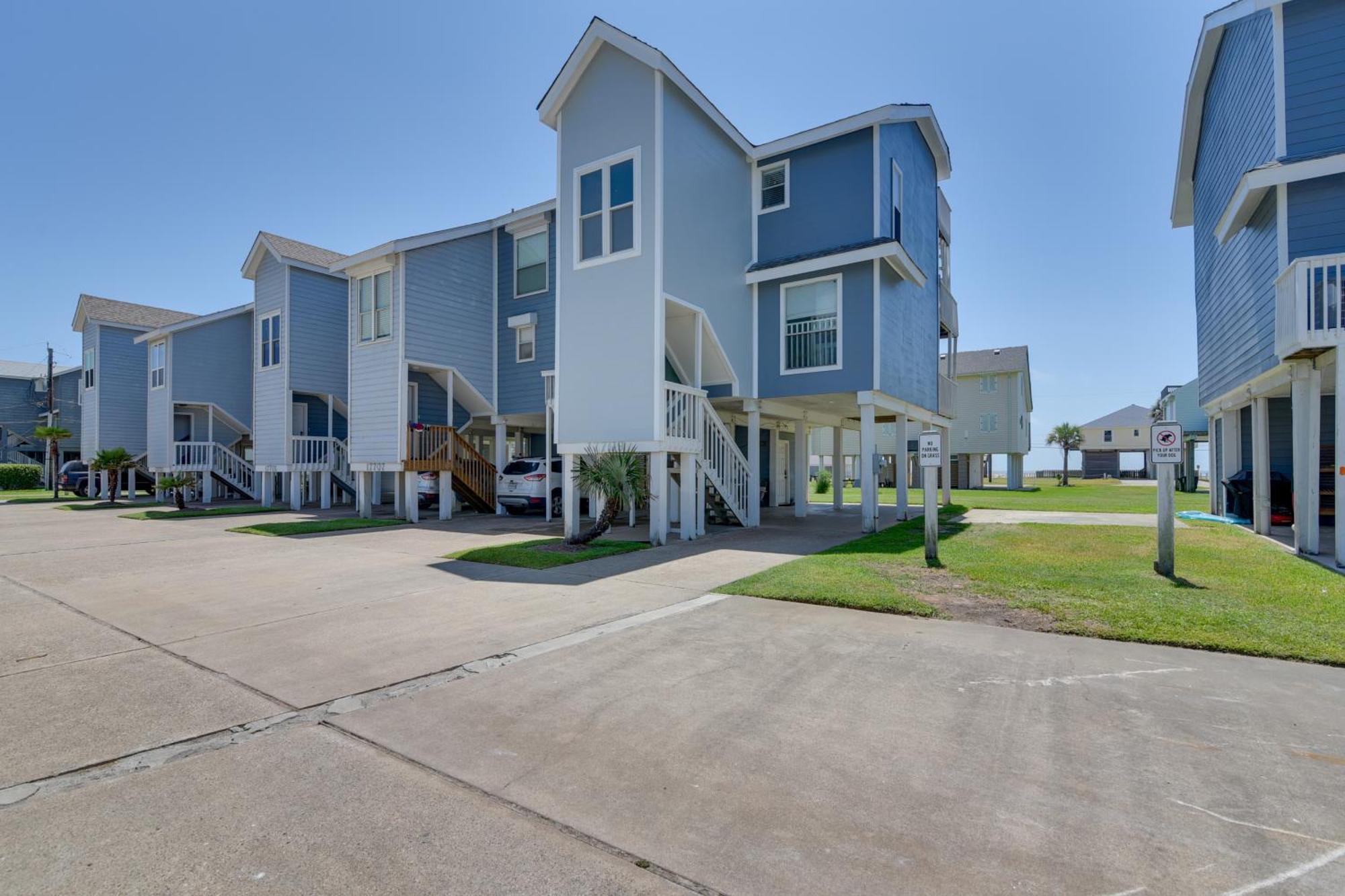 Galveston Townhome With Balconies Walk To Beach! Ngoại thất bức ảnh
