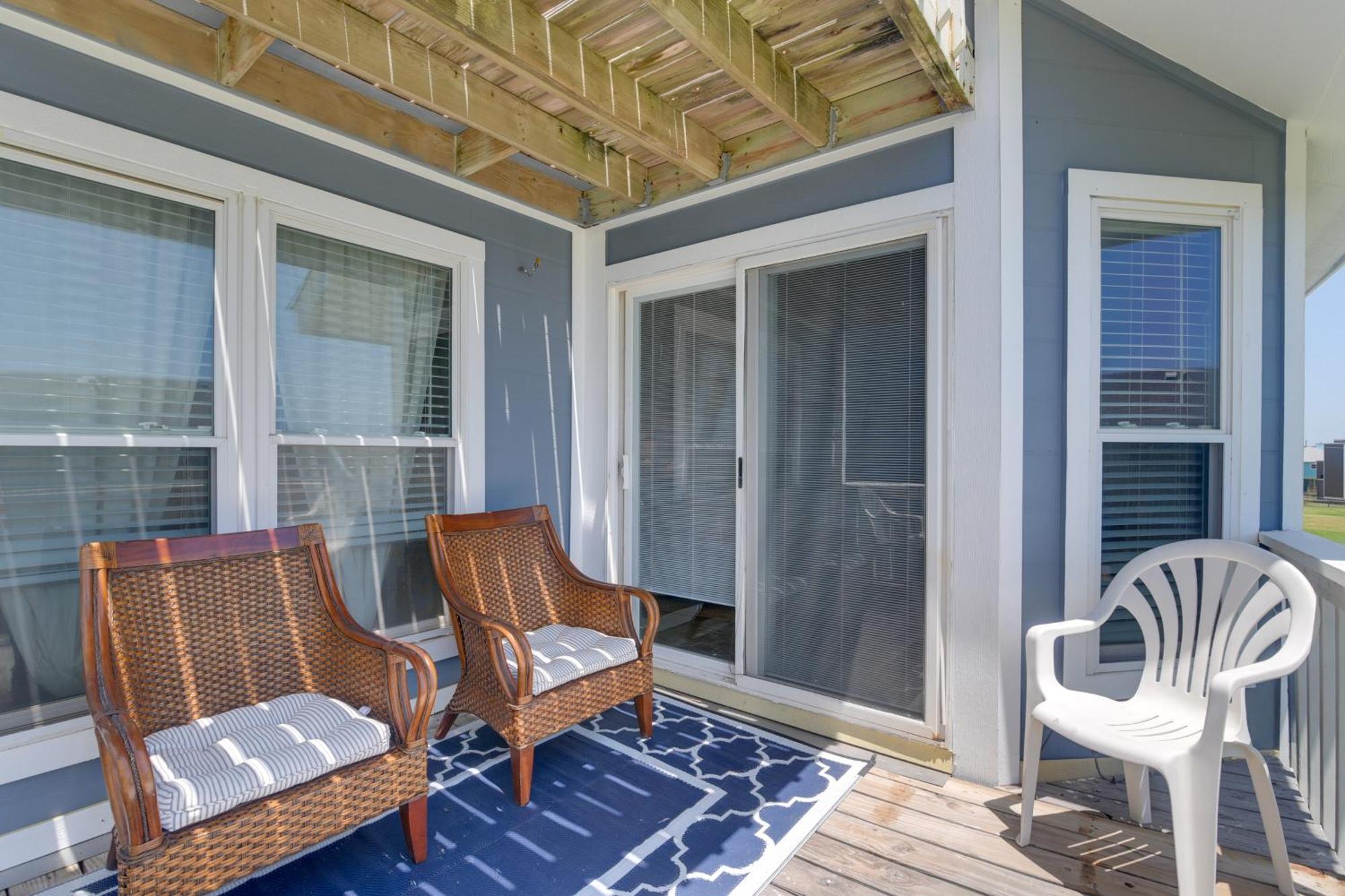 Galveston Townhome With Balconies Walk To Beach! Ngoại thất bức ảnh
