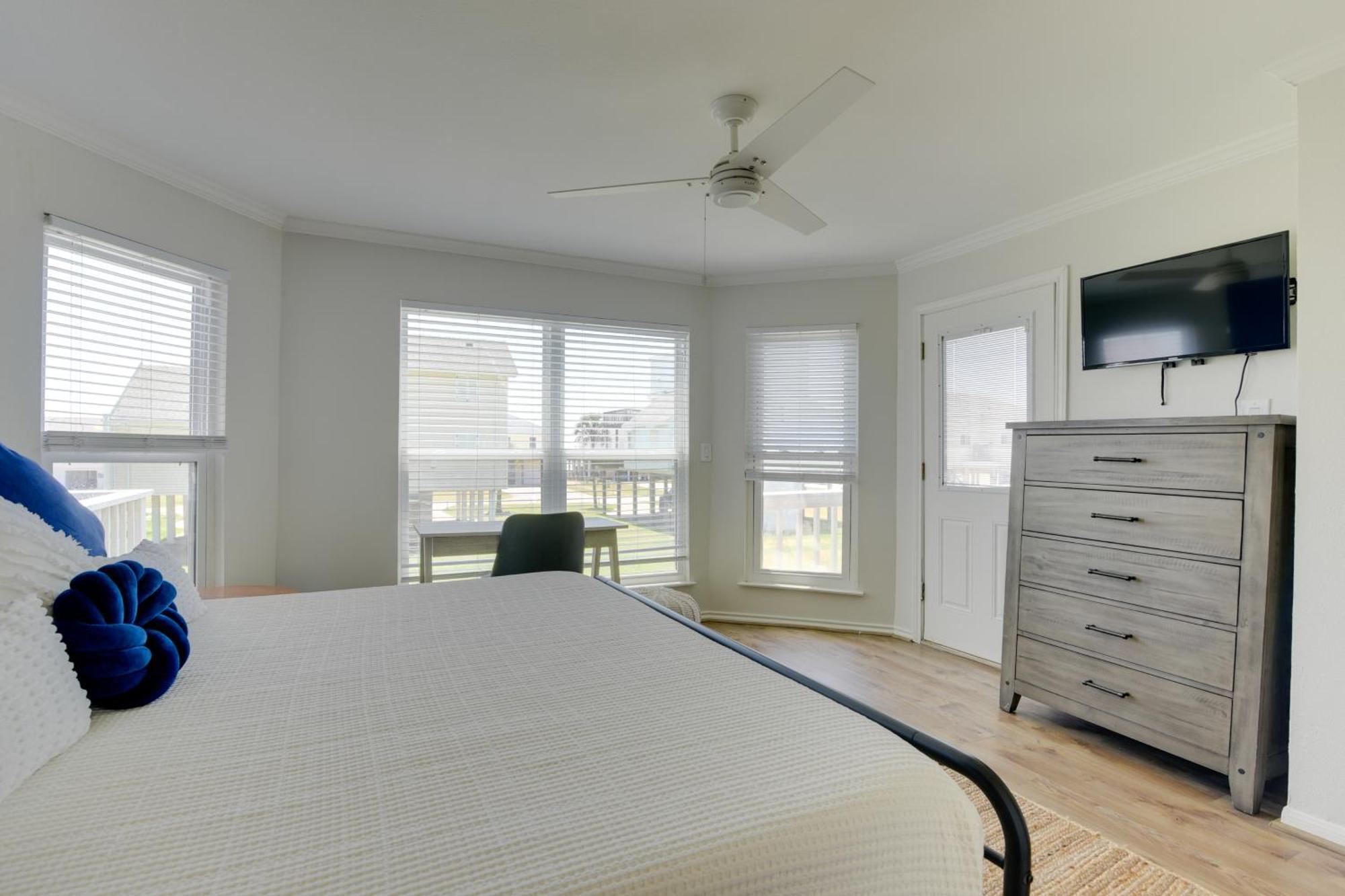 Galveston Townhome With Balconies Walk To Beach! Ngoại thất bức ảnh