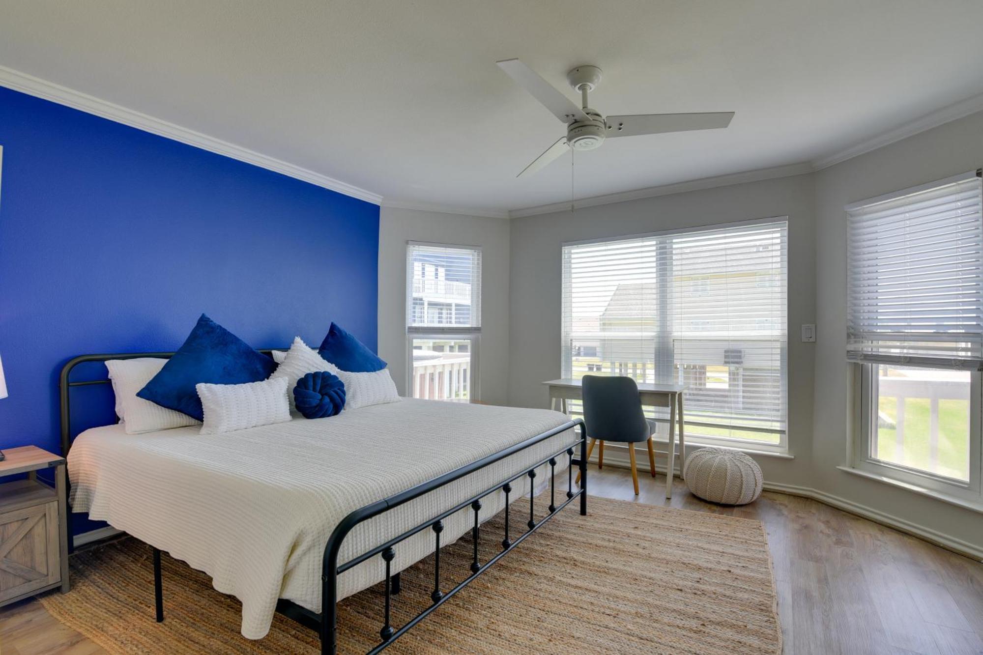 Galveston Townhome With Balconies Walk To Beach! Ngoại thất bức ảnh